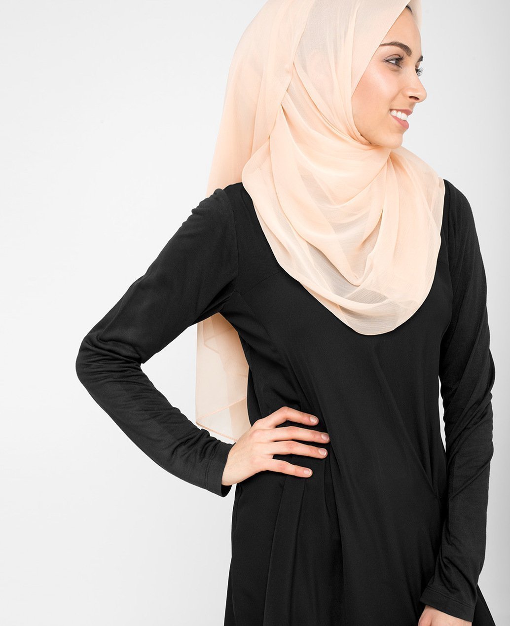 Amberlight Orange Chiffon Hijab