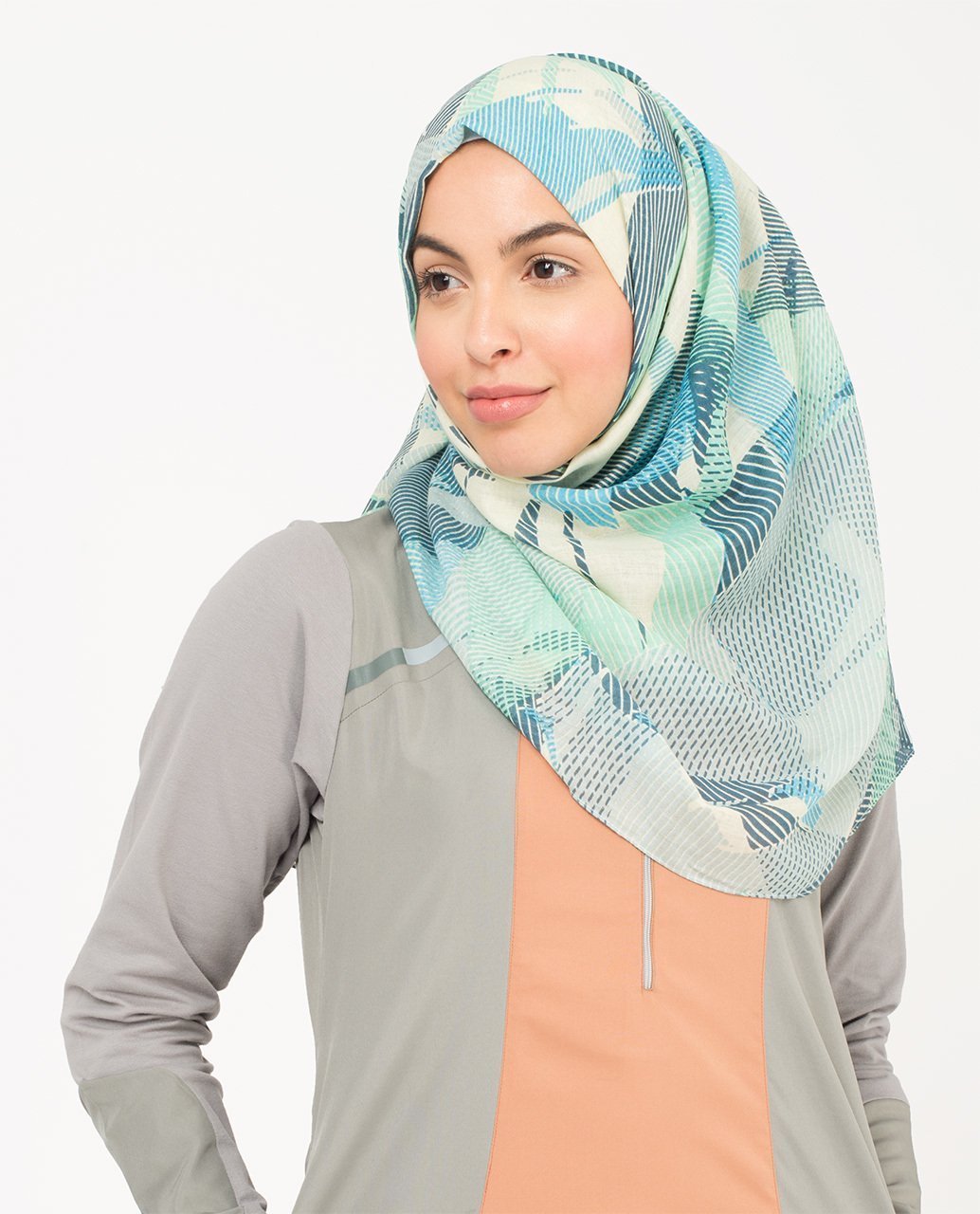 Ballard Blue Viscose Hijab