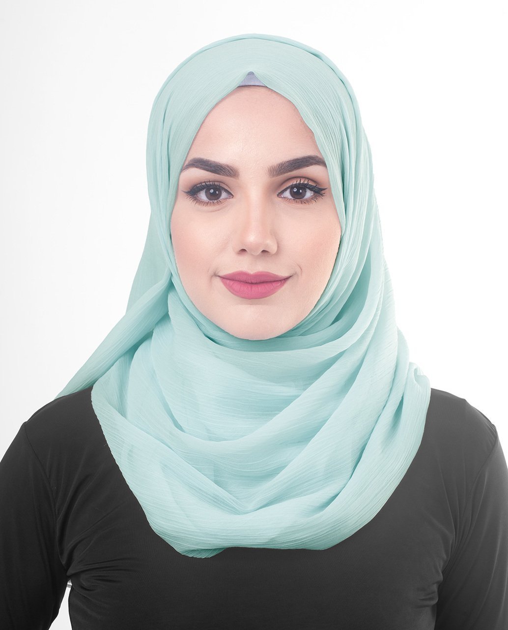 Blue Glow Chiffon Hijab