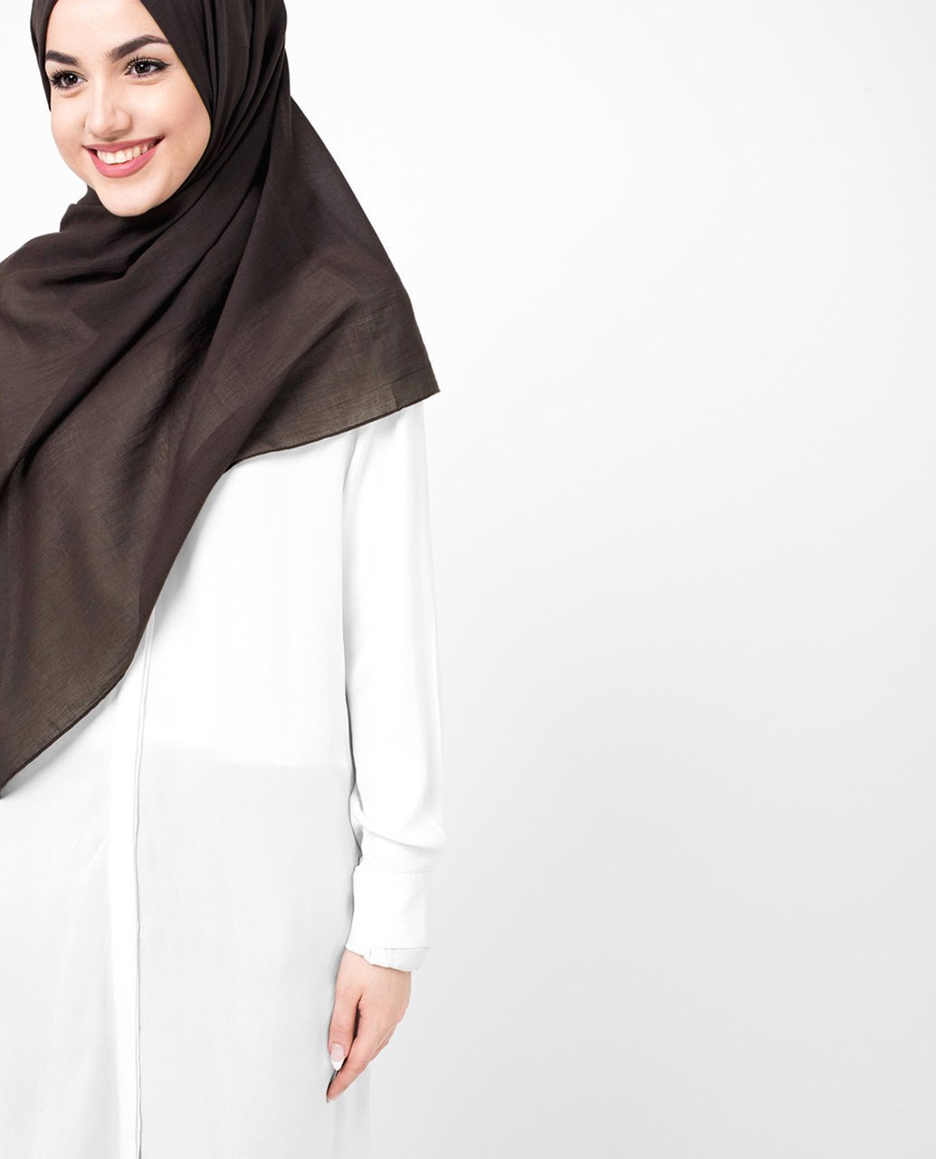 Chestnut Cotton Voile Hijab