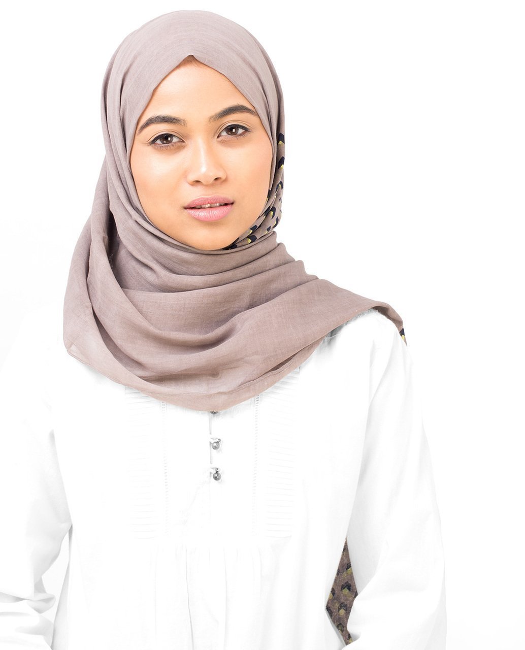 Griffin & Medieval Grey Yellow Hijab