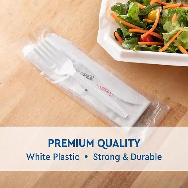 Member's Mark White Plastic Cutlery Packets (200 ct.)