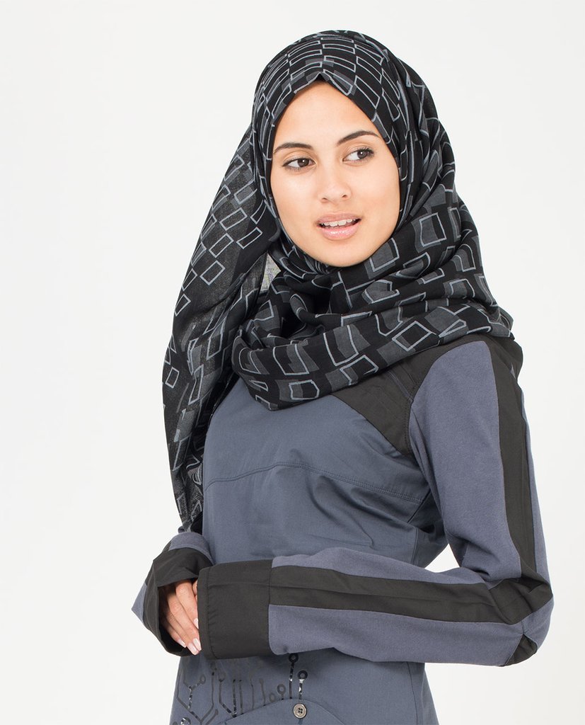 Phantom and Ash Viscose Hijab