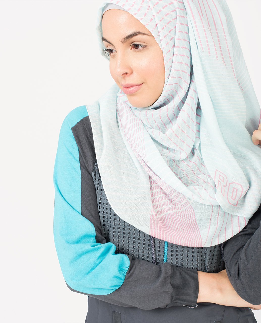 Starlight and Pink Viscose Hijab