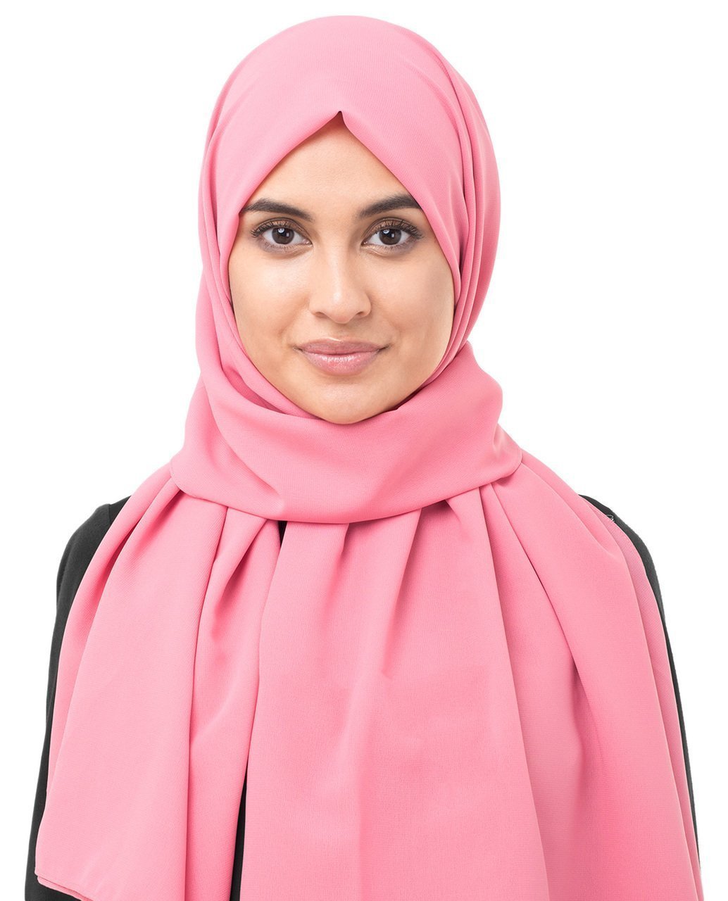 Strawberry Ice Pink Georgette Hijab