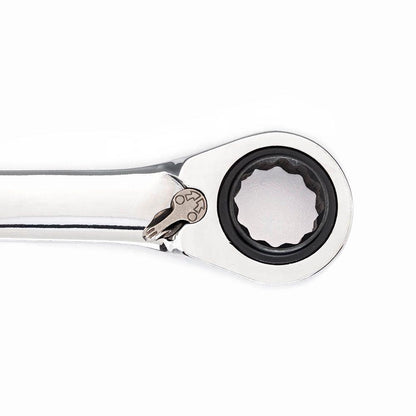 Husky 4-in1 Reversible Ratcheting Wrench Set 2 Pack Metric Quad Drive Hand Tool