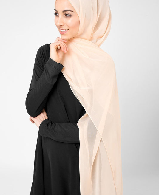 Amberlight Orange Chiffon Hijab