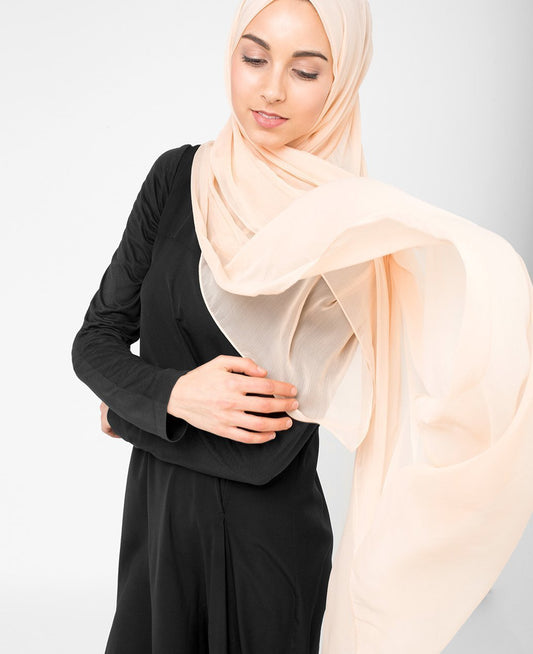 Amberlight Orange Chiffon Hijab