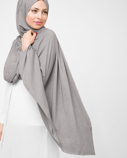 Ash Viscose Jersey Hijab