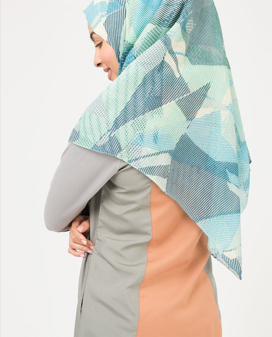 Ballard Blue Viscose Hijab