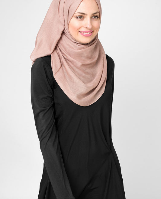 Beaver Fur Beige Viscose Hijab