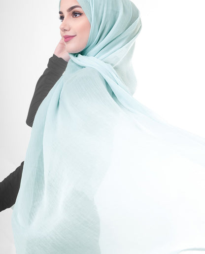Blue Glow Chiffon Hijab