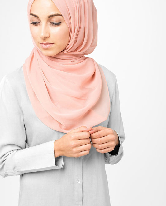 Cameo Rose Chiffon Hijab