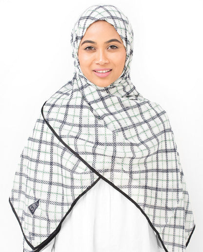 Check Motif Viscose Hijab