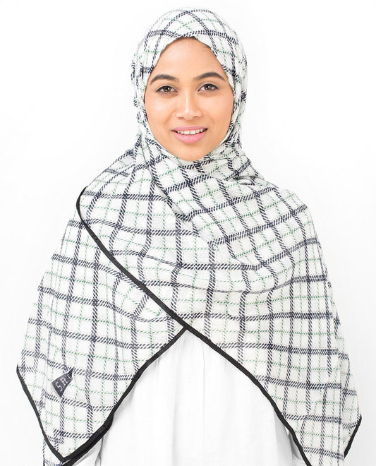 Check Motif Viscose Hijab