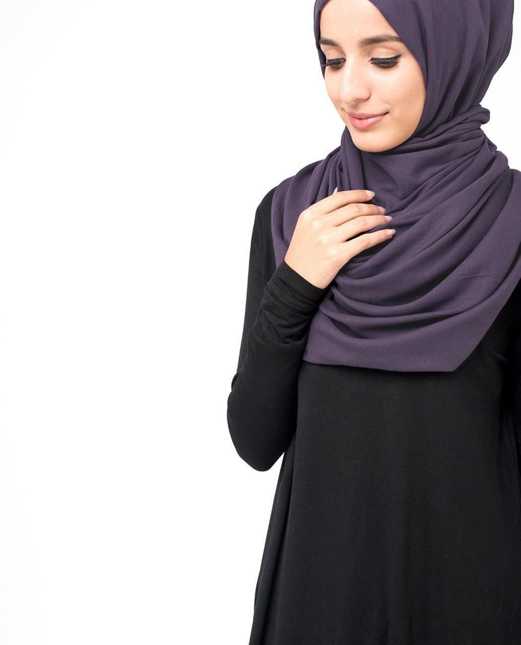 Loganberry Cotton Voile Hijab