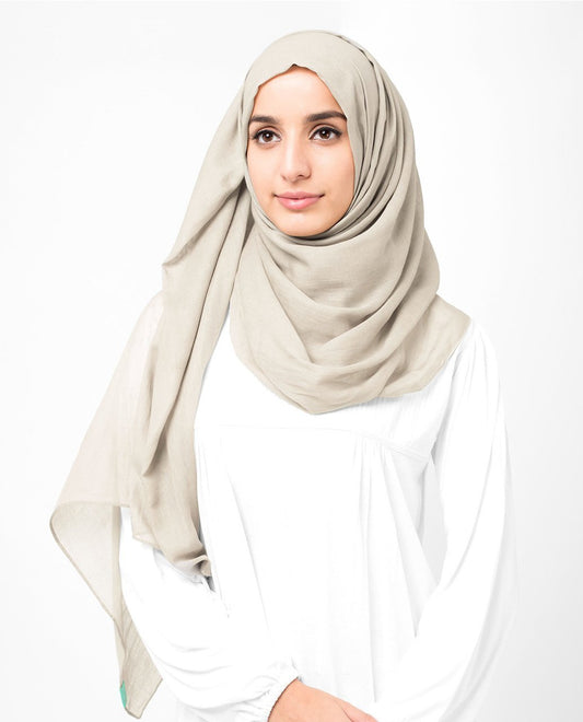 Turtledove Cotton Voile Hijab