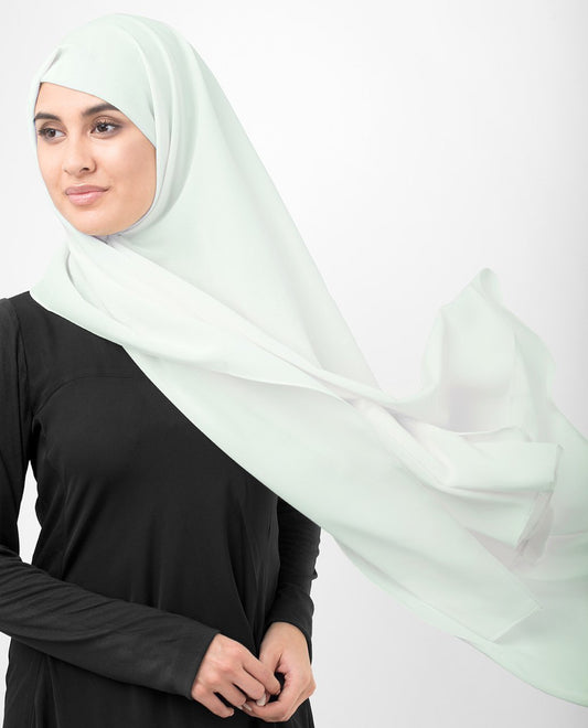 Fairest Jade Green Georgette Hijab