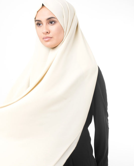Fog Beige Georgette Hijab