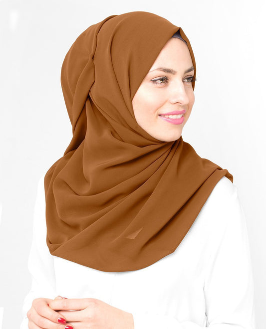 Pumpkin Spice Georgette Hijab