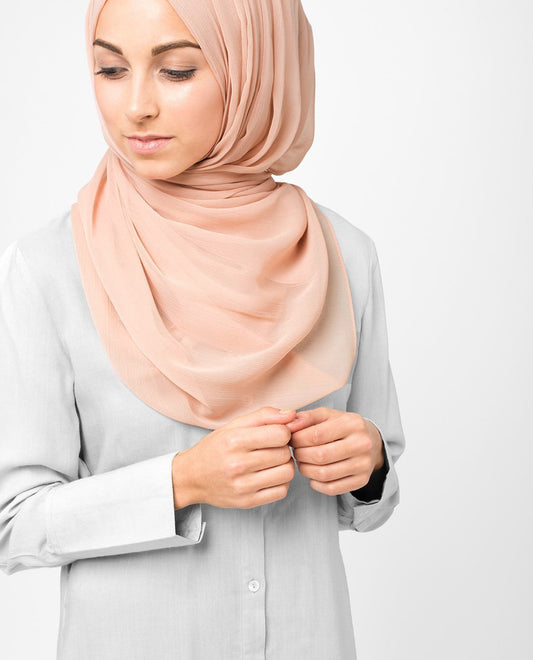 Scallop Shell Chiffon Hijab