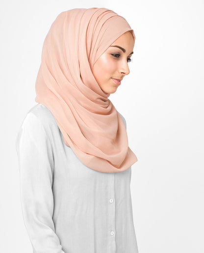 Scallop Shell Chiffon Hijab
