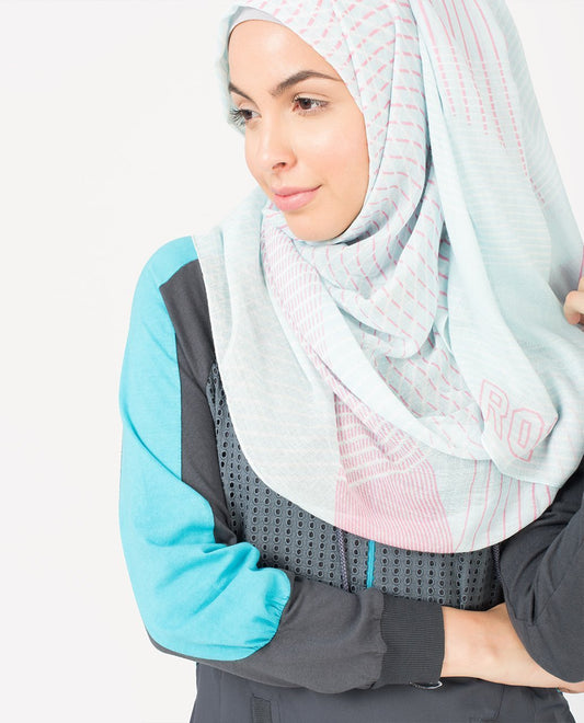 Starlight and Pink Viscose Hijab