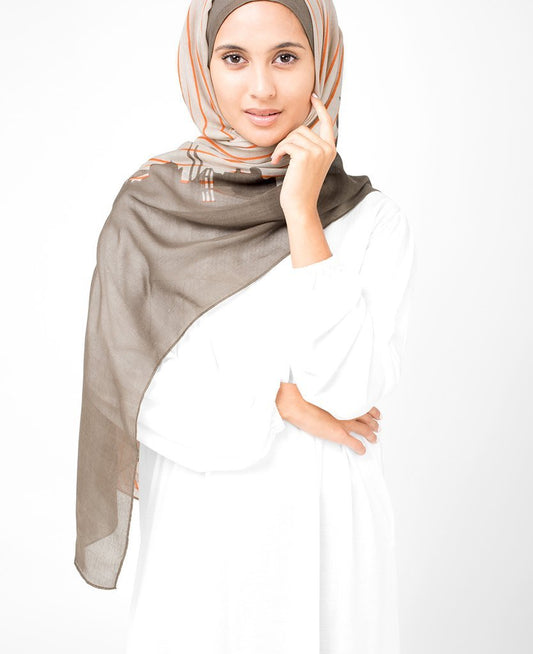 String Pine Bark Hijab