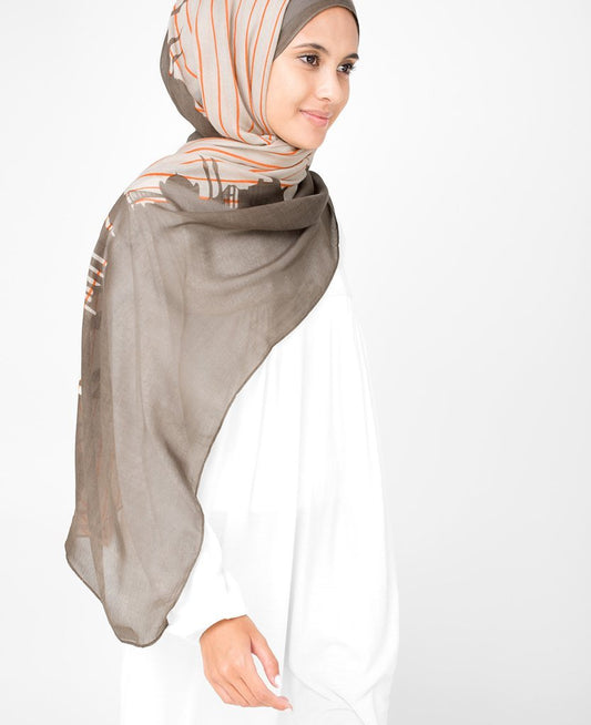String Pine Bark Hijab