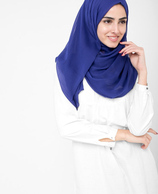 Twilight Blue Chiffon Hijab