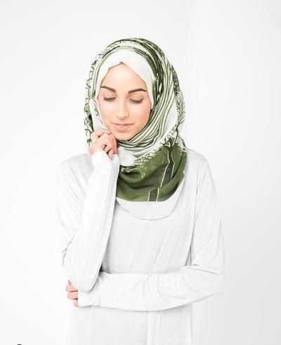 Urban Glacier Grey Viscose Hijab