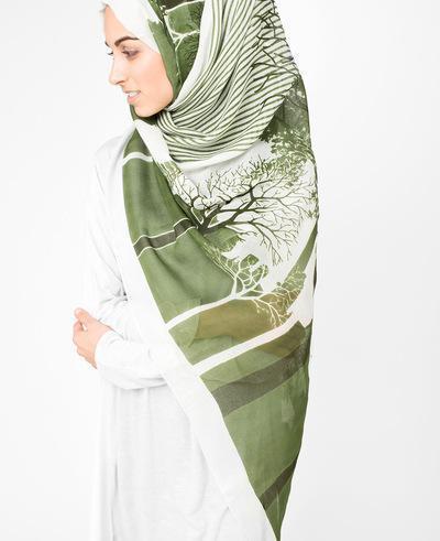 Urban Glacier Grey Viscose Hijab